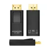 Conversor de cabo macho Axagon RVD-HI DisplayPort para HDMI preto