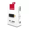 Conversor de cabo macho Axagon RVD-HI DisplayPort para HDMI preto