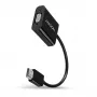 Adaptador Axagon RVH-VGAN HDMI -> VGA FullHD, 1920x1200, saída de áudio, alimentação
