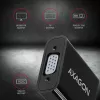 Adaptador Axagon RVH-VGAN HDMI -> VGA FullHD, 1920x1200, saída de áudio, alimentação