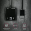 Adaptador Axagon RVH-VGAN HDMI -> VGA FullHD, 1920x1200, saída de áudio, alimentação