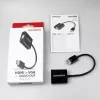 Adaptador Axagon RVH-VGAN HDMI -> VGA FullHD, 1920x1200, saída de áudio, alimentação