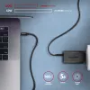 Cabo Axagon BUCM32-CM10AB SPEED+ USB-C USB 20Gbps/100W 1 m