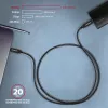 Cabo Axagon BUCM32-CM10AB SPEED+ USB-C USB 20Gbps/100W 1 m