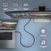Cabo Axagon BUCM32-CM20AB SPEED+ USB-C USB 20Gbps/100W 2 m