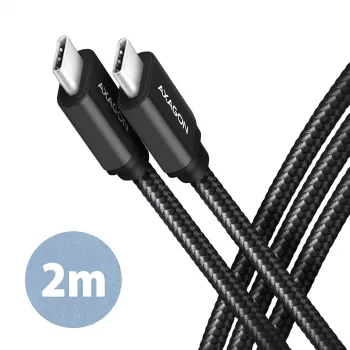 Cabo Axagon BUCM3-CM20AB SPEED USB-C <> USB-C 3.2 Gen 1 2 m