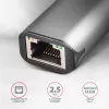 AXAGON ADE-25R adaptador USB-A 3.2 Gen 1 para 2,5 Gigabit Ethernet, cinzento