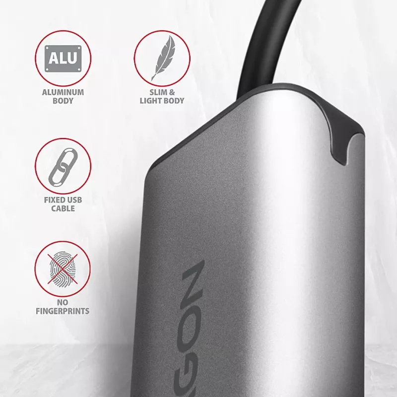 Adaptador Ethernet 2,5 Gigabit Axagon ADE-25RC SuperSpeed USB-C