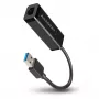 Adaptador Ethernet Gigabit Axagon ADE-SR USB-A, com fios, USB, Ethernet, 1000 Mbit/s, preto