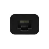 Adaptador Ethernet Gigabit Axagon ADE-SR USB-A, com fios, USB, Ethernet, 1000 Mbit/s, preto
