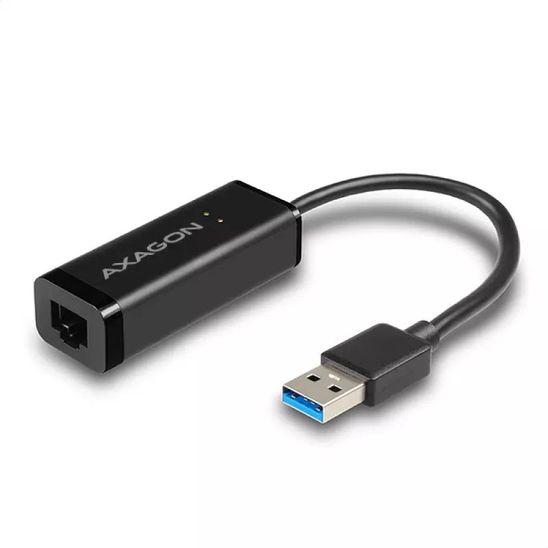 Adaptador Ethernet Gigabit Axagon ADE-SR USB-A, com fios, USB, Ethernet, 1000 Mbit/s, preto