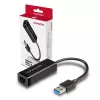 Adaptador Ethernet Gigabit Axagon ADE-SR USB-A, com fios, USB, Ethernet, 1000 Mbit/s, preto