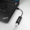 Adaptador Ethernet Gigabit Axagon ADE-SR USB-A, com fios, USB, Ethernet, 1000 Mbit/s, preto