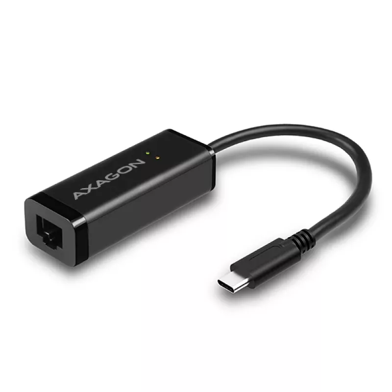 Adaptador Ethernet Gigabit Axagon ADE-SRC USB-C, com fios, USB Type-C, Ethernet, 1000 Mbit/s, preto