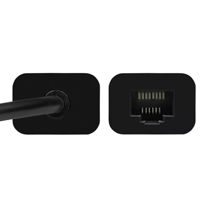 Adaptador Ethernet Gigabit Axagon ADE-SRC USB-C, com fios, USB Type-C, Ethernet, 1000 Mbit/s, preto