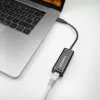 Adaptador Ethernet Gigabit Axagon ADE-SRC USB-C, com fios, USB Type-C, Ethernet, 1000 Mbit/s, preto
