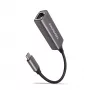 AXAGON ADE-TRC adaptador USB-C Gigabit Ethernet, 10/100/1000, Titan Grey