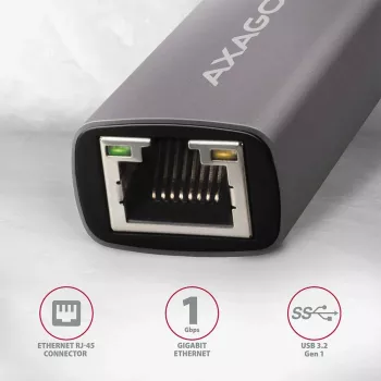 Placa de rede Axagon ADE-TRC Ethernet 5000 Mbit/s