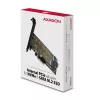 Axagon PCEM2-D PCIe x4 - adaptador para slot M.2 NVMe M-Key + SATA B-Key com SP & LP