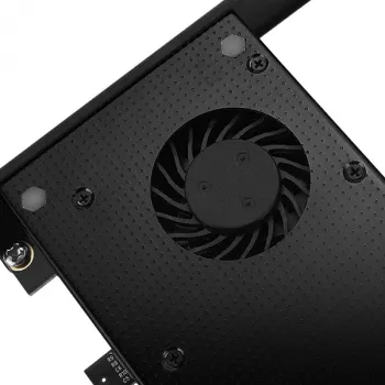Axagon PCEM2-DC PCIe x4 - adaptador para slot M.2 NVMe M-Key + SATA B-Key com dissipador, SP & LP