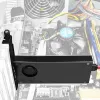 Axagon PCEM2-DC PCIe x4 - adaptador para slot M.2 NVMe M-Key + SATA B-Key com dissipador, SP & LP