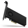 Axagon PCEM2-DC PCIe x4 - adaptador para slot M.2 NVMe M-Key + SATA B-Key com dissipador, SP & LP
