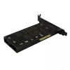 Axagon PCEM2-DC PCIe x4 - adaptador para slot M.2 NVMe M-Key + SATA B-Key com dissipador, SP & LP