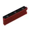 Dissipador passivo de alumínio Axagon CRL-M2 para todas as SSD M.2, tamanho 2280, 12 mm de altura.