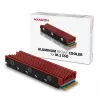 Dissipador passivo de alumínio Axagon CRL-M2 para todas as SSD M.2, tamanho 2280, 12 mm de altura.