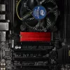 Dissipador passivo de alumínio Axagon CRL-M2 para todas as SSD M.2, tamanho 2280, 12 mm de altura.