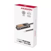 Axagon CLR-M2FAN Dissipador de cobre com ventoinha para unidades M.2-SSD de um e dois lados, tamanho 2280, altura 13 mm.
