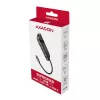 Hub Axagon HMC-6GL USB 3.2 Gen 1, 3x USB-A, HDMI 4K/30Hz, RJ-45, PD 100W, cabo USB-C de 20 cm