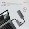 AXAGON HMC-4G2, hub USB-C 3.2 Gen 2 10 Gb/s, portas 2x USB-A + 2x USB-C, cabo USB-C 13cm