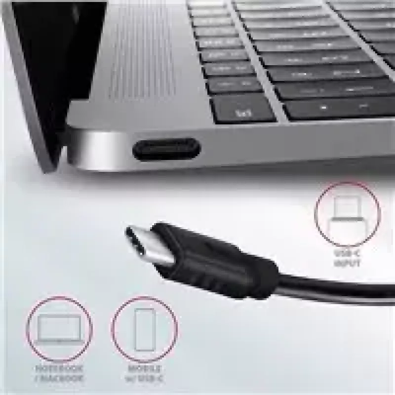 AXAGON HMC-4G2, hub USB-C 3.2 Gen 2 10 Gb/s, portas 2x USB-A + 2x USB-C, cabo USB-C 13cm