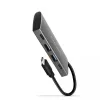 AXAGON HMC-4G2, hub USB-C 3.2 Gen 2 10 Gb/s, portas 2x USB-A + 2x USB-C, cabo USB-C 13cm
