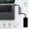 AXAGON HMC-4G2, hub USB-C 3.2 Gen 2 10 Gb/s, portas 2x USB-A + 2x USB-C, cabo USB-C 13cm