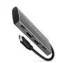 AXAGON HMC-4G2, hub USB-C 3.2 Gen 2 10 Gb/s, portas 2x USB-A + 2x USB-C, cabo USB-C 13cm
