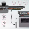 Hub Axagon HMC-5 USB 3.2 Gen 1, 2x USB-A, HDMI, SD/microSD, PD 100W, cabo USB-C de 20 cm