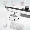 Hub Axagon HMC-5 USB 3.2 Gen 1, 2x USB-A, HDMI, SD/microSD, PD 100W, cabo USB-C de 20 cm