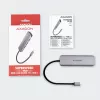 Hub Axagon HMC-5 USB 3.2 Gen 1, 2x USB-A, HDMI, SD/microSD, PD 100W, cabo USB-C de 20 cm
