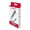 Hub Axagon HMC-5 USB 3.2 Gen 1, 2x USB-A, HDMI, SD/microSD, PD 100W, cabo USB-C de 20 cm