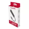 Axagon HUE-MSA Superspeed switch hub USB-A 4x USB 3.0 ativo - 20cm preto USB 3.2 Gen 1 (3.1 Gen 1) Type-A 5000 Mbit/s cinzento