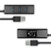 Axagon HUE-S2B hub de carregamento 4x USB 3.0, alimentação via Micro-USB
