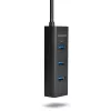 Axagon HUE-S2B hub de carregamento 4x USB 3.0, alimentação via Micro-USB