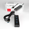 Axagon HUE-S2BL hub de carregamento 4x USB 3.0 com cabo de 1,2 m, alimentação via Micro-USB