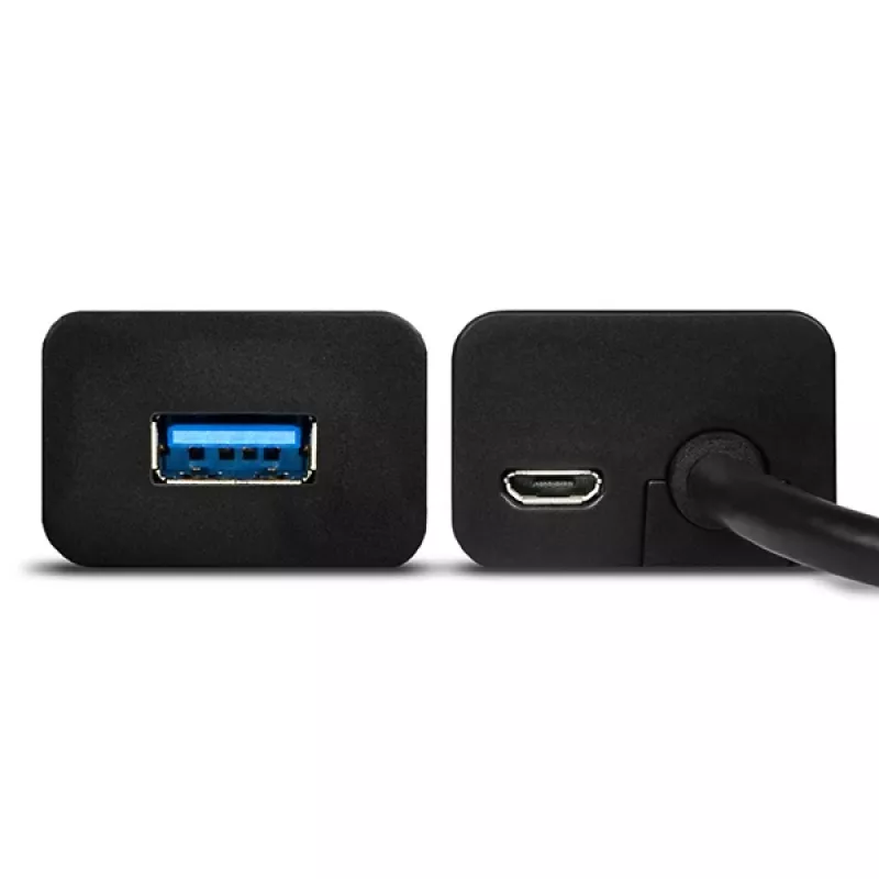 Axagon HUE-S2BL hub de carregamento 4x USB 3.0 com cabo de 1,2 m, alimentação via Micro-USB