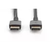 Cabo DIGITUS PREMIUM DP1.4 DP para DP 8K/60Hz, 2m caixa de alumínio banhado a ouro, suporta 8K/60Hz