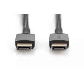 Cabo DIGITUS PREMIUM DP1.4 DP para DP 8K/60Hz, 3m caixa de alumínio banhado a ouro, suporta 8K/60HZ