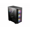 MSI MAG Forge M100R midi-tower preto, transparente