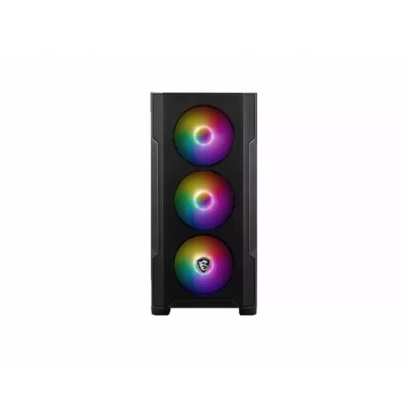 MSI MAG Forge M100R midi-tower preto, transparente